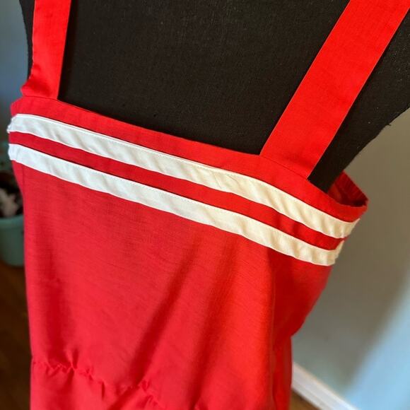 Top Made Vintage Red Midi Dress - Picture 7 of 8